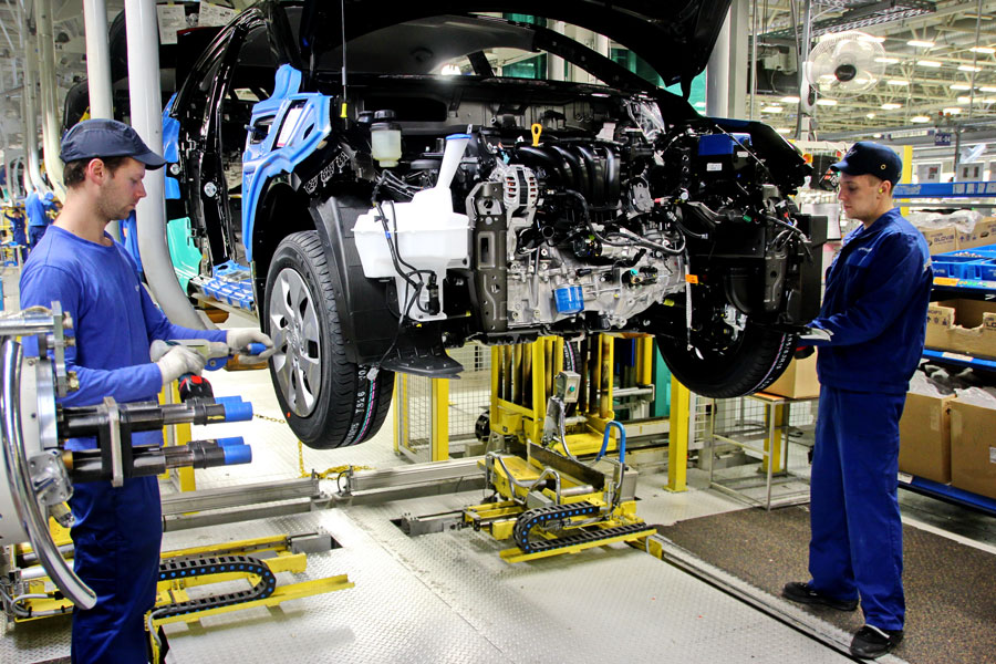 Automobile plant
